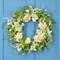 Northlight Hydrangea and Fern Spring Floral Berry Artificial Wreath - 28" - Pink